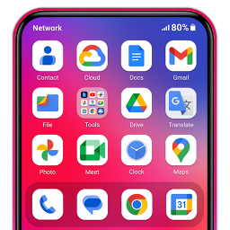 آیکون برنامه HiPhone Launcher OS Phone:Fast